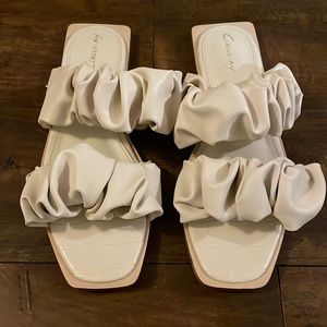 CIRCUS NY By Sam Edelman Women's Ivory Iggy Sandals Size 7.5